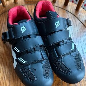 Peloton  Black and Red Cycling Sneakers